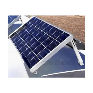 Aluminum Alloy Solar Panel Mount Tilted Angle Solar Mounting Kits Flat Roof Adjustable solar panel support brackets