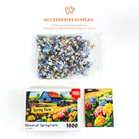 Puzzle Jigsaw Kayu Plastik Kertas 1000 Potong 38x26cm Dapat Disesuaikan Sampel Gratis Permainan Edukasi Anak Fashionable Rompecabezas Hadiah
