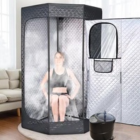 Chufang Sauna portable 2 personnes pas cher extérieur et boîte de contrôle Sauna Portatil pour salle de sauna à vapeur avec fenêtres arrière
