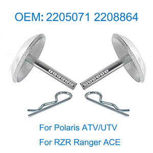 Paquete de 2 Zapatas de Repuesto para Quitanieves 2205071/2208864 para Polaris ATV UTV RZR Ranger ACEN con Pasadores de Liberación Rápida - Product Image 2