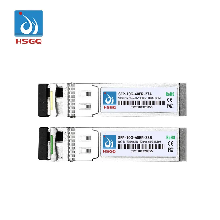 Hsgq 10g dddm sfp + मॉड्यूल sfp Lc 40 किमी sfp ट्रांसीवर 1270/1330nm