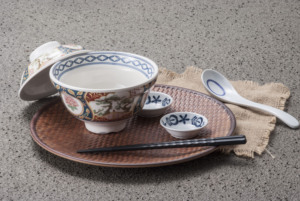 Bol à riz japonais en mélamine polie avec couvercle, bol rond profond pour ramen, idéal pour la cuisine asiatique - Vente chaude - Product Image 2