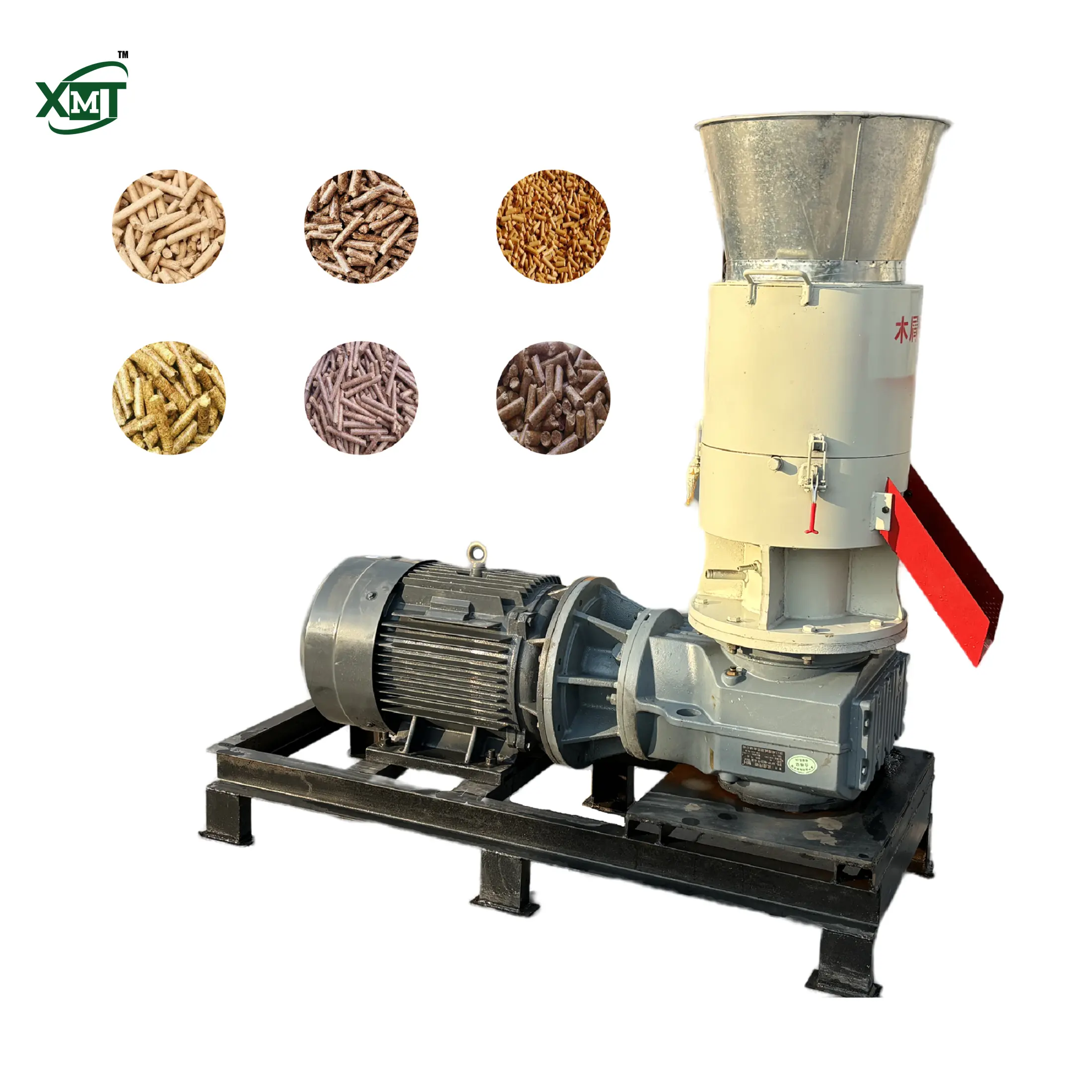 Resíduos madeira palha serragem compressão granulador madeira pressionando máquina Biomassa sedimento máquinas