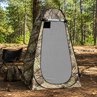 Ensemble de douche d'intimité à installation instantanée avec douchette électrique portable et abri extérieur pliable coupe-vent pour le camping et les voyages