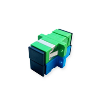 Adaptateur de fibre optique SC-APC Simplex avec bride, coupleur de fibre optique SC, similaire à l'Icon
