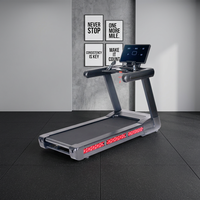 Tapis roulant électrique moderne haute vitesse - Appareil d'entraînement professionnel avec moteur AC, écran LCD 6 pouces et Bluetooth, robuste