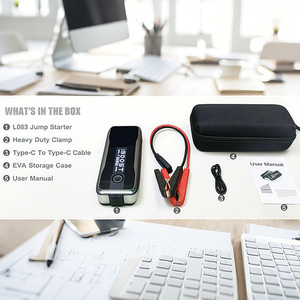 Điện bắt đầu 12V tăng cộng với 6000amp cho ultrasafe Pin Xe Jumper 27000mAh xách tay 99.9wh pd65w nhảy khởi động cho xe ô tô xe tải - Product Image 6