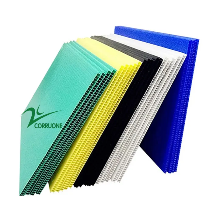 Feuille de plastique en polyéthylène 2mm pp feuille de plastique ondulée et feuilles de plastique pp ondulées