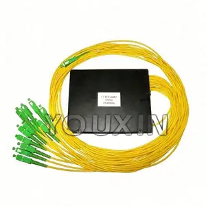 PON sigortalı optik Splitter 1x1 2/SM ağacı ve yıldız kuplörleri