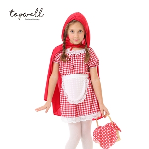 Disfraz de Carnaval de Caperucita Roja para Niñas, Ropa de Fiesta de Halloween para Múltiples Ocasiones - Product Image 2