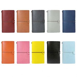 INS Travel Journal A6 <b>Leather</b> & PVC Cover Vintage Retro Handmade Embossed <b>Diary</b> Organizer Storage Refillable Notebook - Product Image 1