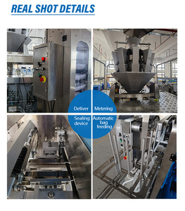 Machine d'emballage automatique multi-voies à 4 lignes de grande capacité pour sachets de poudre de blé, de spiruline et de mélanges alimentaires super-nutritifs - Product Image 4