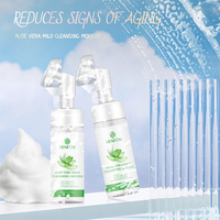 Gel nettoyant pour le visage à l'aloe vera, mousse nettoyante à l'aloe vera, nettoyant facial à l'aloe vera