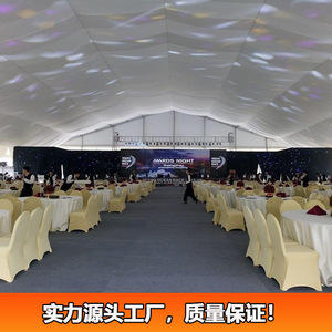 Tente modulaire pour événements avec murs en verre transparent et toit en PVC pour mariage, fête, célébration, utilisation en extérieur - Product Image 4