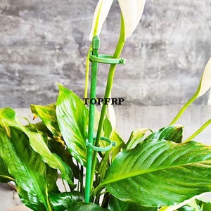 Plant Gardening Support <b>Rod</b> Fixed Buckle <b>Plastic</b> Ring Clips - Product Image 6