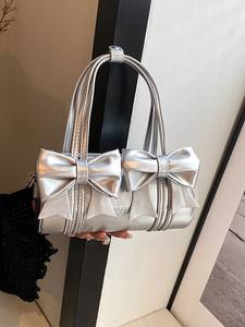 Exclusivo bolso elegante de mujer verano 2025 hombro almohada ASA superior bandolera cilindro bolso - Product Image 2