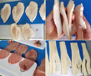 Trancheuse automatique pour viande fraîche Découpeuse de poitrine de poulet Trancheuse à viande - Product Image 2