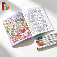 Papel de Colorear Interactivo para Niños, Impresión Offset, Laminación con Película Decorativa, Encuadernación Perfecta A5, Colorido y Reutilizable, Venta al Por Mayor 2026