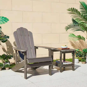 Silla Reclinable Muskoka para Patio, Terraza o Jardín, Silla Adirondack para Exteriores con Otomana - Product Image 6