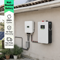 Système d'énergie domestique mural à écran tactile, prix bas, batterie au lithium LiFePO4 25,6 V 314 Ah 7,5 kWh 8 kWh, stockage d'énergie solaire