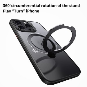 Ultima nuova custodia per telefono con supporto magnetico per telefono per telefono iPhone Cover per <span class=keywords><strong>Samsung</strong></span> per huawei Custodia con supporto per 360 di rotazione - Product Image 6