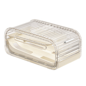 Egg Storage Box Transparent Flip Top Fresh Keeping Refrigerator Side Door Organizer Egg Rack Kitchen Freshness Organizer - Product Image 2