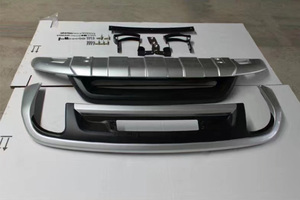Kit Carrozzeria all'Ingrosso, Protezioni Paraurti per <span class=keywords><strong>Volkswagen</strong></span> <span class=keywords><strong>Touareg</strong></span> 2011-2015 2016-2019, Protezione Paraurti Anteriore e Posteriore - Product Image 6