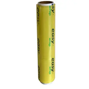 Yeşil ambalaj süper temizle Wrap Film laminasyon streç naylon PVC sarma filmi Jumbo rulo PVC streç PVC sarma filmi gıda Wrap için