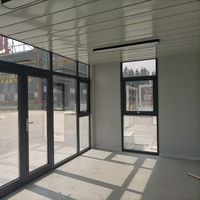 Maison conteneur préfabriquée pour le développement durable des sites, unité de construction en acier pour projets commerciaux, hôtels de villégiature et espaces de travail