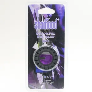 4Ml Enigma Auto Parfum Vent Clip Band Ronde Vorm Membraan Auto Luchtverfrisser