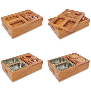 Canapé, canapé, <span class=keywords><strong>lit</strong></span>, gobelet et porte-boisson Plateau en bois <span class=keywords><strong>avec</strong></span> couvercle amovible - Product Image 2