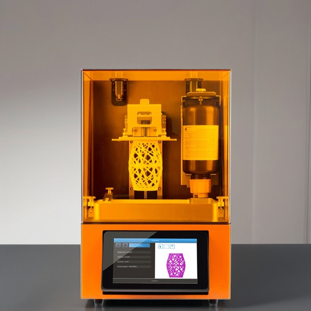 Industrial Level 3D Wax Resin SLA Printer with Single Color LCD Touch Screen for Jewelry Prototyping and Printing Shops