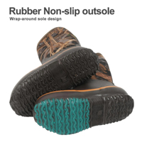 Bottes en néoprène pour enfants, bottes imperméables en néoprène pour la chasse et la pêche, bottes de camouflage pour la boue