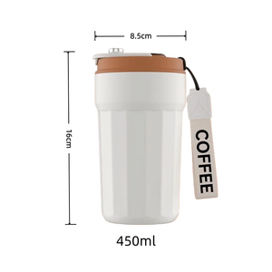 15oz Stainless Steel 316L Vacuum Tumbler Double Wall <b>Insulated</b> Coffee <b>Mug</b> with Lanyard Portable Travel Cup Sublimation - Product Image 6