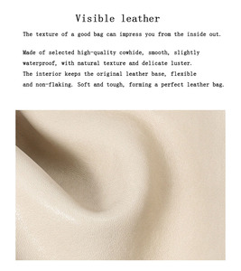 Wholesale Trendy Leather <b>Backpack</b> Purse for <b>Women</b> Vintage <b>Large</b> Capacity Lightweight Crossbody Bag Ladies Shoulder Bag - Product Image 4