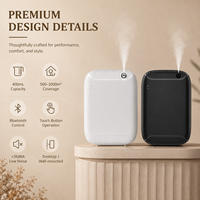 Diffuseur d'arômes intelligent commercial 2026 sans eau 400 ml avec écran LCD, machine électrique sans fil pour magasins, boutiques et chambres d'hôtel