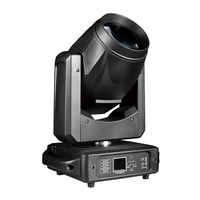 Pour mariage Disco Club DJ faisceau MINI 300W scène tête mobile faisceau lumière 280 tête mobile effet arc-en-ciel avec Mode de contrôle DMX512