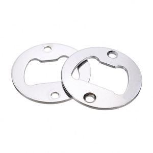 Custom Wholesales 25pieces 40mm Bottle Opener Inserts with <b>Screws</b> <b>Chrome</b> Iron DIY Wine Soda Cap Catcher Kitchen Accessories - Product Image 3