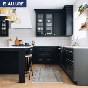 Allure סין להרכבה עצמית עץ קיר פנל ממוחזר דובדבן מוצק עץ אגוז מטבח ארונות דגם קופסות - Product Image 6