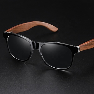 Yvan-gafas de sol de madera de bambú con logotipo personalizado, montura de PC, 2021 - Product Image 2