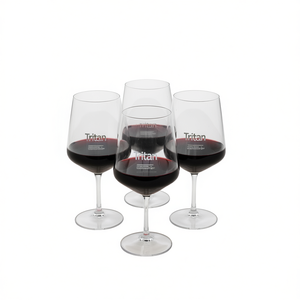 Verres à vin en plastique Tritan 19oz, lot de 4, sans BPA, incassables, pour vin rouge et blanc - Product Image 1