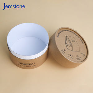 Emballage en tube de carton pour accessoires de téléphone à chargement sans fil biodégradable, emballage en boîte cylindrique pour bougies, emballage en tube de papier pour thé - Product Image 6