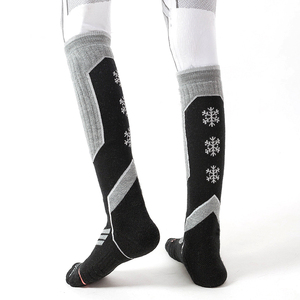 Chaussettes de sport thermiques chaudes antidérapantes en laine mérinos à semelle rembourrée, les plus vendues, pour le <span class=keywords><strong>ski</strong></span> et l'alpinisme - Product Image 4