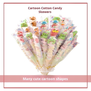 350g Cotton Candy Skewers Fruity Hawthorn Lollipop Cartoon <strong>Christmas</strong> <strong>Gift</strong> Box Holiday Party Snack For Children - Product Image 2