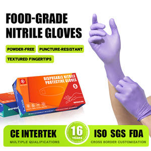 Jinke Disposable Nitrile Gloves Food Grade Waterproof Oil Proof For Kitchen Home Use - Product Image 2