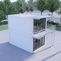Nouvelle Maison Conteneur de Luxe à Double Pont avec Escaliers Maison Conteneur Ventilé Durable sur Mesure