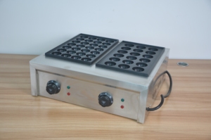 Electric Commercial Double Plate Fish <b>Ball</b> Oven Desktop Small Octopus Meatball <b>Machine</b> - Product Image 2