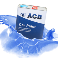Peinture automobile noire perlée pailletée 1K Pigment acrylique à haute teneur en matière solide Peinture automobile de haute qualité Peinture automobile