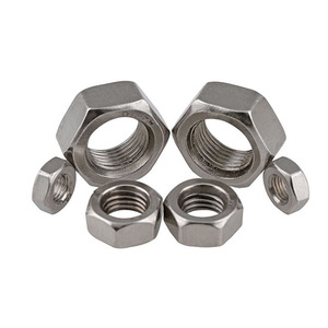 Stainless Steel Hex Nuts M3 M4 M5 M6 M8 Metric DIN934 304 Grade CNC Machined External Hex Nuts - Product Image 1