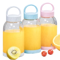 Hete Verkoop 550Ml Draagbare Elektrische Juicer Blender Met Zes Bladen 3d Ontwerp En Usb Charr Kabel Huishoudelijke Fruit Mengmachine